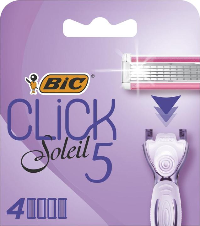 Bic Click 5 Soleil Damenrasierer Klingen-Nachfüllpackung (4 x)