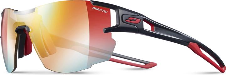 Actual product image Julbo Aerolite Zebra Light Glasses (Black, Red)