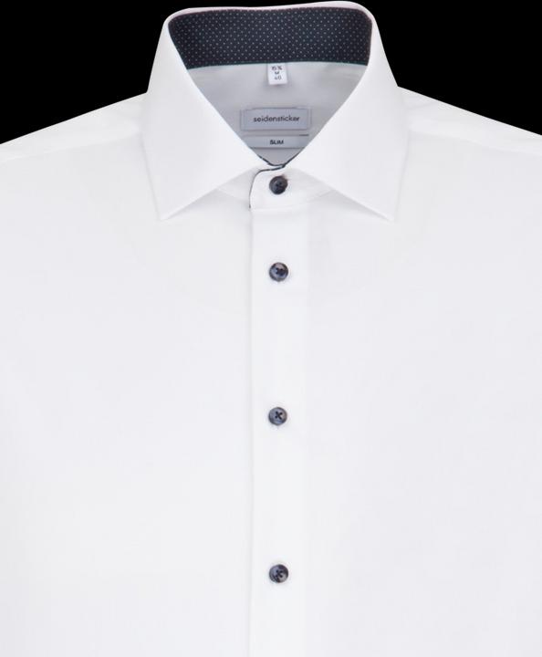 Actual product image Seidensticker Shirt Slim Fit Business Kent Patch 12 white (37)
