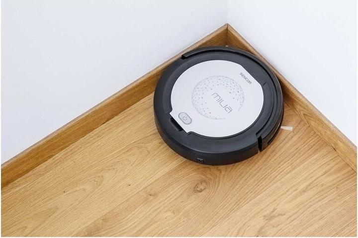 Image du produit Sencor SRV 1000SL robot vacuum 0.2 L Bagless Black, Silver (Robot d'aspiration et de nettoyage)
