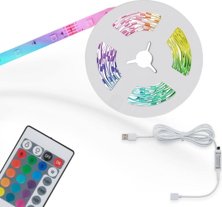 Actual product image Briloner Flexband (RGB, 500 cm, Indoor)