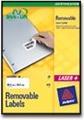 Actual product image Avery Universal labels
