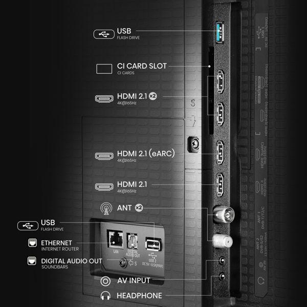 Actual product image Hisense TV 75U7Q PRO (75", LED, 4K, 2025)