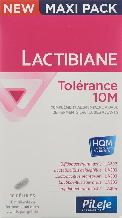 Immagine prodotto Lactibiane Tolleranza 10M Caps (90 Pezzo/i, Pillole, 93 g)