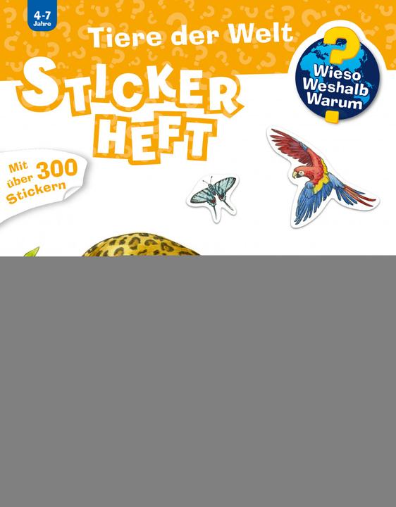 Image du produit Ravensburger Livret d'autocollants animaux du monde