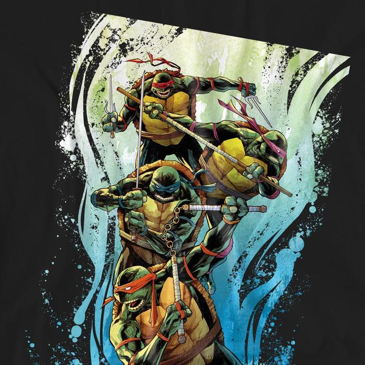 Produktbild Teenage Mutant NT Cool Rainbow Warriors TShirt (XXL)