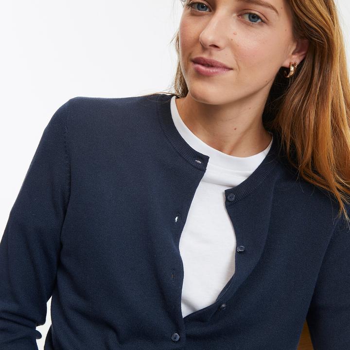 Immagine prodotto La Redoute Collections Cardigan con scollo rotondo (38)
