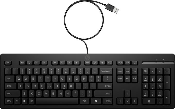 Produktbild HP 125 G2 USB WD KBD DE (DE, Kabelgebunden)