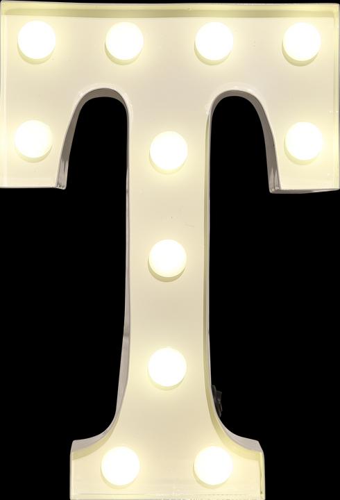 Produktbild Vegas Lights Buchstabe T