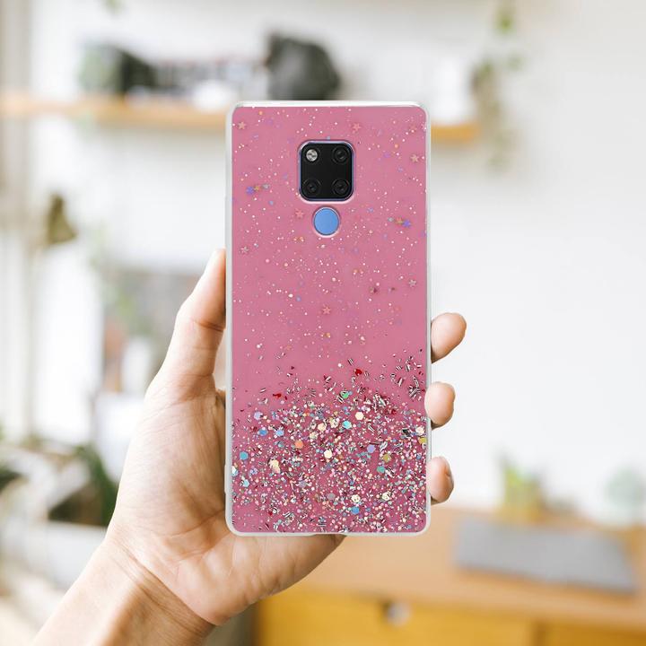 Produktbild Cadorabo TPU Cover funkelnder Glitter (Huawei Mate 20)