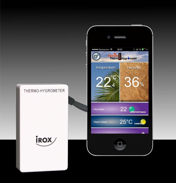 Actual product image iROX Thermo- and Hygrometer RTH-PORTABLE
