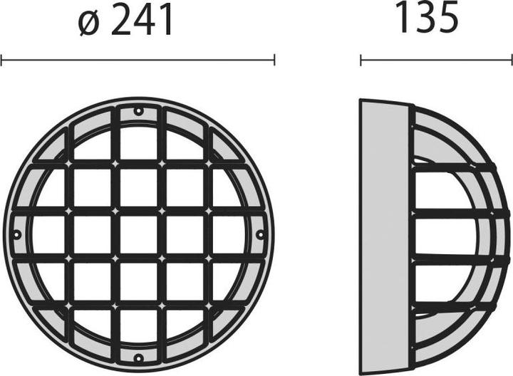Actual product image Prisma Wall Lamp E27 60W White (E27)
