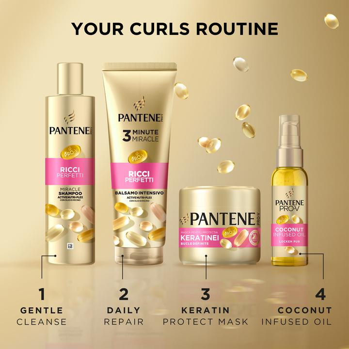 Actual product image Pantene Curls Pure (300 ml, Liquid shampoo)