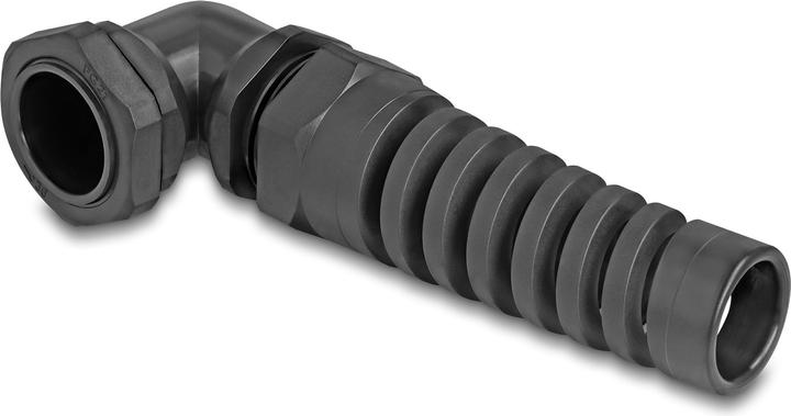 Actual product image Delock Cable gland with strain relief 90° angled PG (1 pcs.)