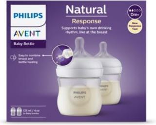 Actual product image Philips Avent SCY900/02 Natural Response Baby Bottle (125 ml)