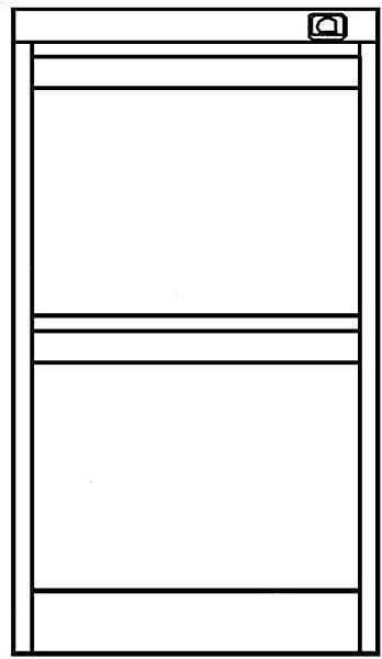 Image du produit Bisley Classeur pour dossiers suspendus, 1 rangée (41,5 x 62,5 x 71,5 cm)