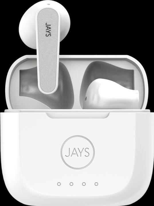 Jays t-Five + True Wireless weiss/silber touch control (18 h, Kabellos)