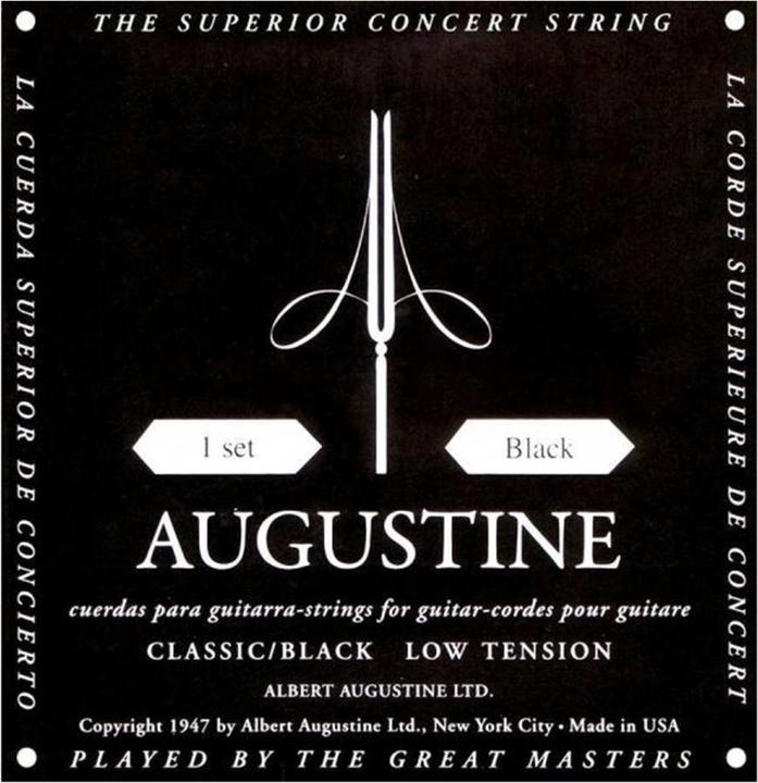 Augustine Classic Black Soft (6 x, Gitarre, 0.04")