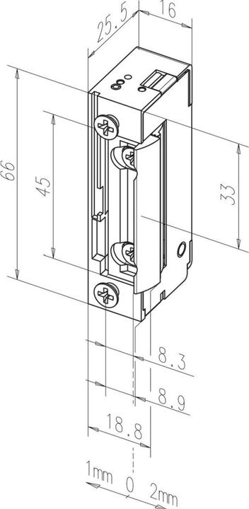 Image du produit effeff Ouvre-porte électrique (Porte vitrée, Intérieur)