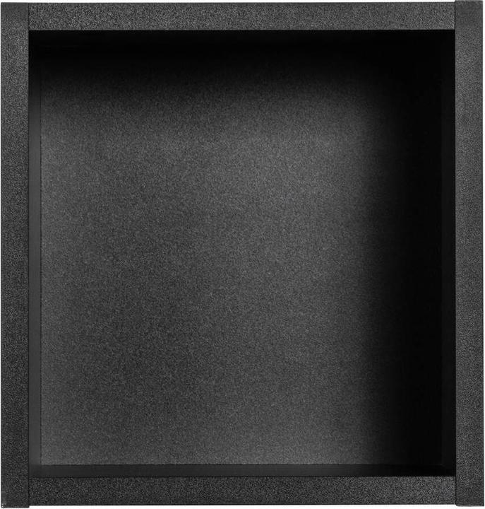 Produktbild En.Casa Badezimmer Regal Newport 27x25x21 cm Schwarz (27 x 25 x 21 cm)