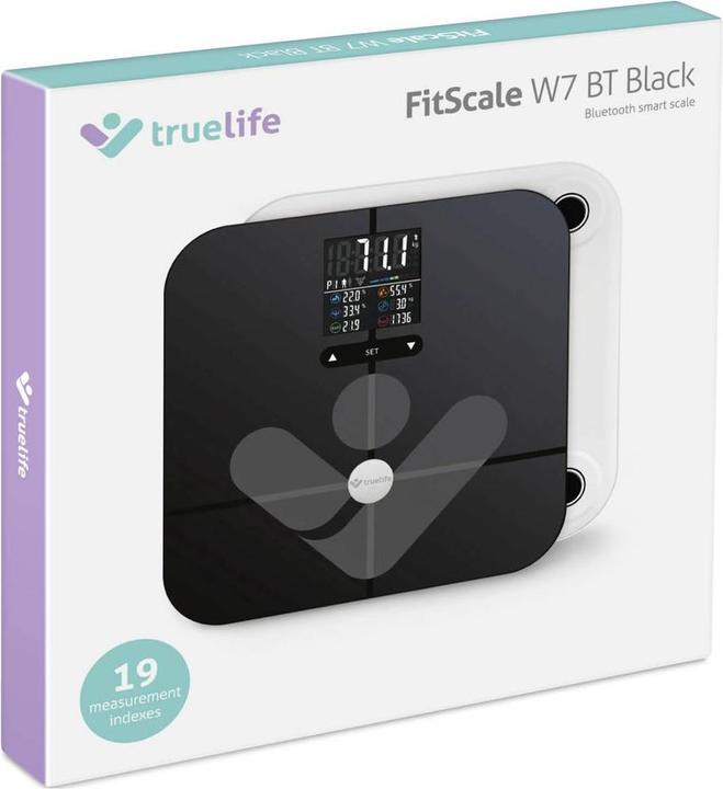 Actual product image Truelife Personal scale max. 180 kg FitScale W7 BT black retail (180 kg)