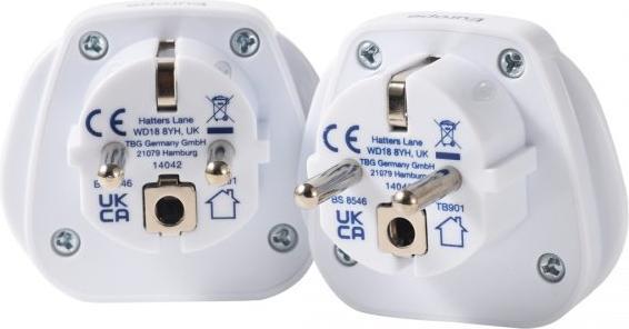 Actual product image Travel Blue Travel Adapter World - Europe, Pack of 2