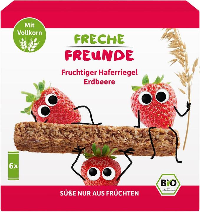 Produktbild Freche Freunde Riegel Hafer Erdbeere 6 x 30g (200 g)
