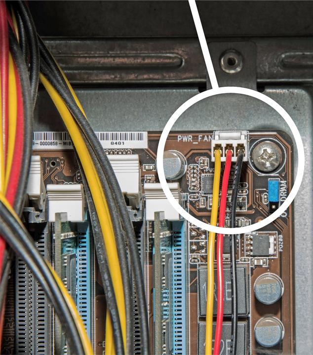 Actual product image Gembird FANCASE2/BALL Fan for PC (90 mm, 1 x)
