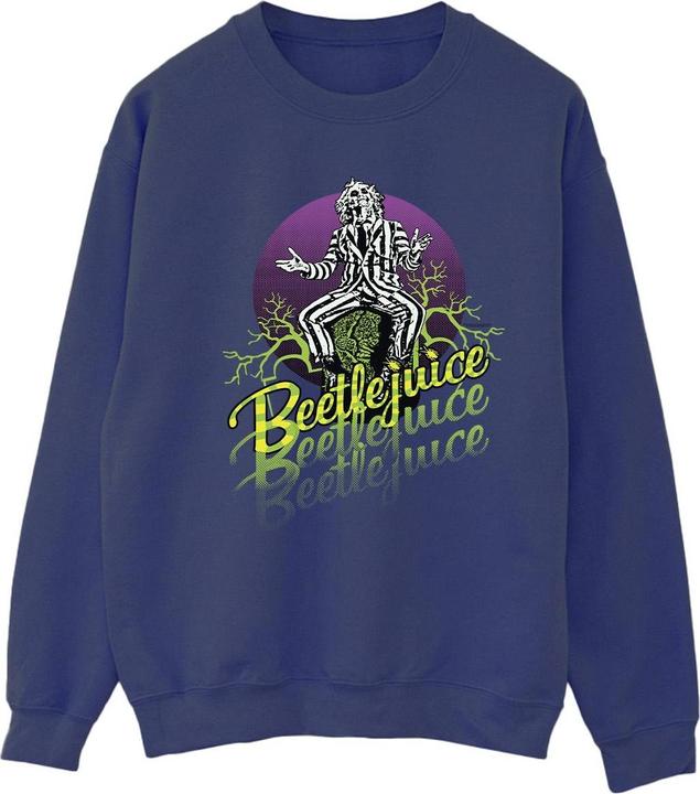 Beetlejuice Lila Kreis Sweatshirt