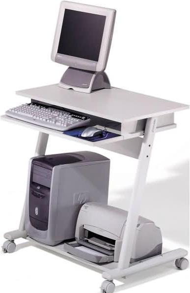 Actual product image Rocada Work table Zeta RD 9100 3levels light grey (80 x 50 x 79 cm)