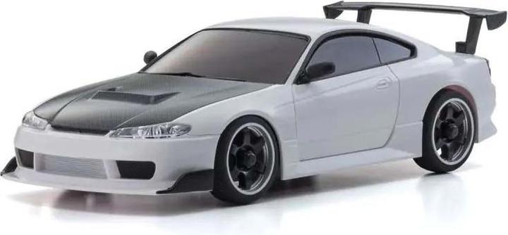 Actual product image Kyosho Mini-Z MA020 Nissan Silvia S15 GT 1:27, White, ARTR (ARR Almost Ready to Run)