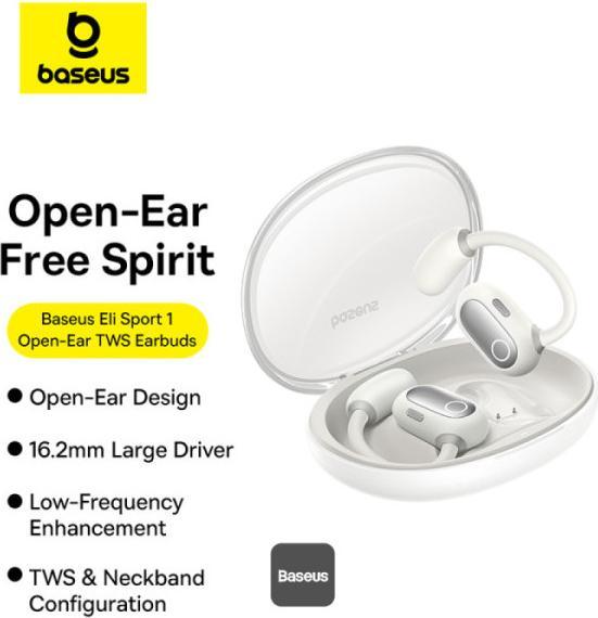 Actual product image Baseus Eli Sport 1 (No noise cancelling, 7.50 h, Wireless)