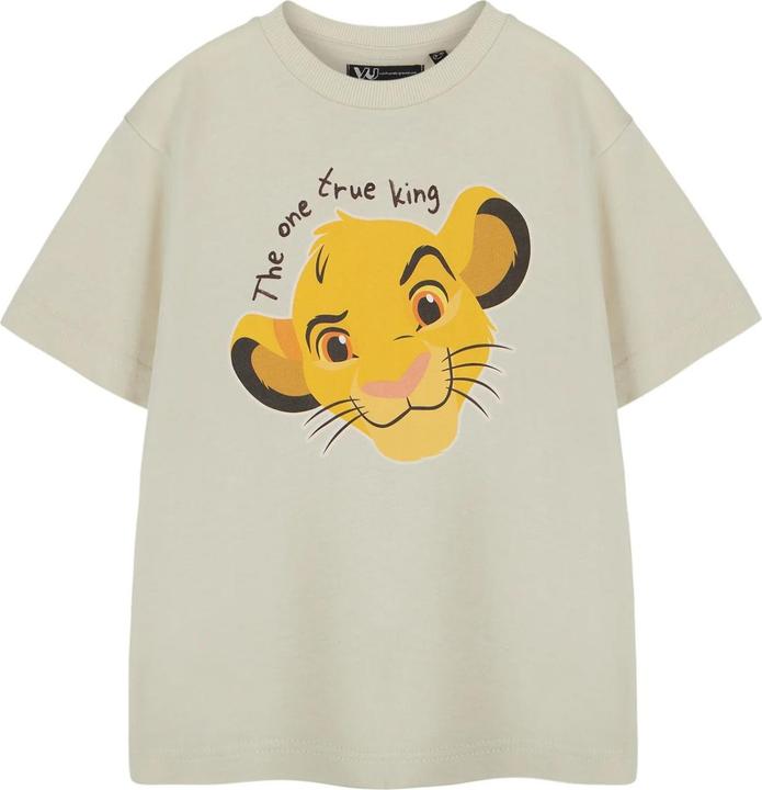 Actual product image The Lion King Childrens/Kids The One True King Short-Sleeved T-Shirt (128)