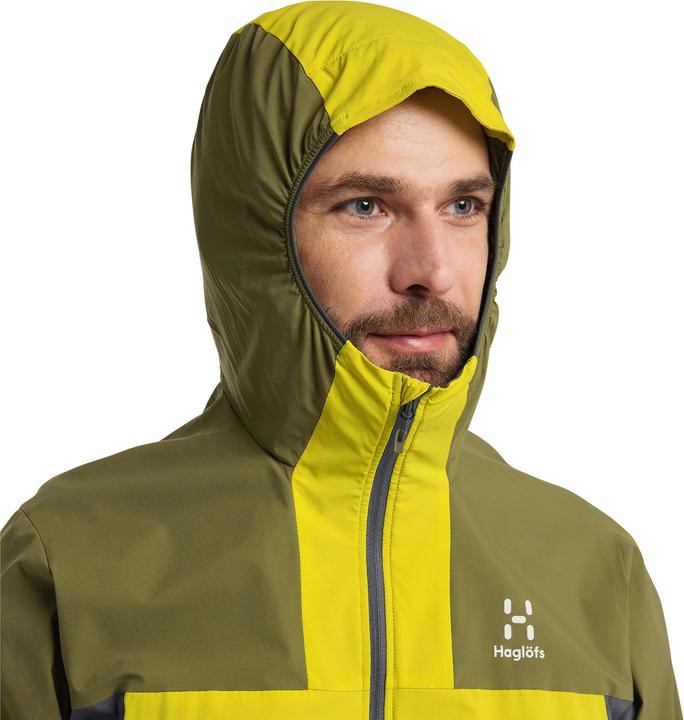 Actual product image Haglöfs L.I.M Alpha Hood Men Aurora/olive green (XL)