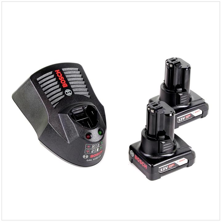 Produktbild Bosch Professional GLI 12V-300 Akku Lampe + 2x GBA 12V 4,0 Ah Akku + GAL 1230 Ladegerät (300 lm)