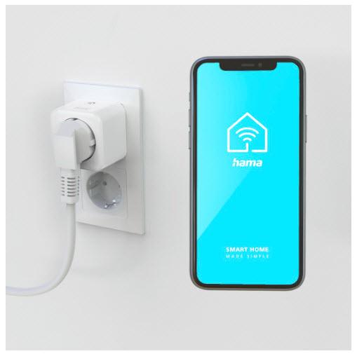 Actual product image Hama Smart WLAN socket outlet