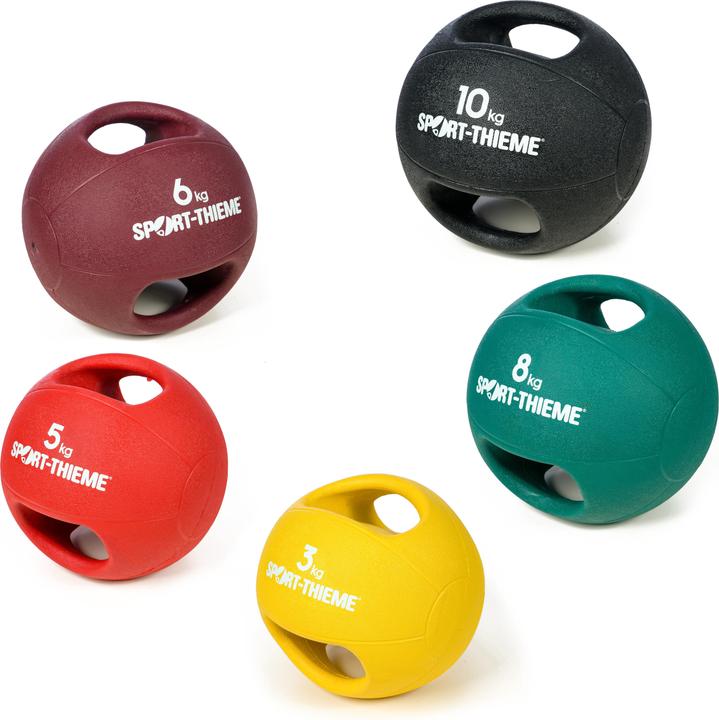 Immagine prodotto Sport-Thieme Palla medica con impugnatura (10 kg, 280 mm)