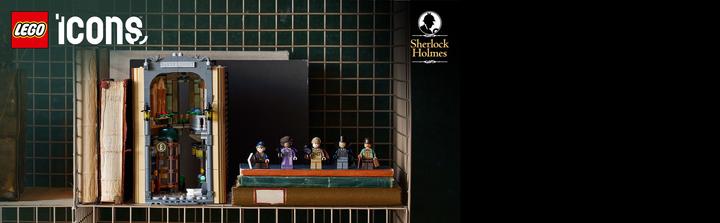 Image du produit LEGO Book nook : Sherlock Holmes (10351, LEGO Icons)