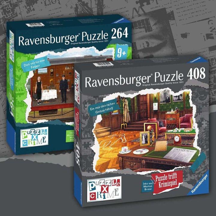 Actual product image Ravensburger Puzzle X Crime Kids: The Lost Fire (264 pieces)