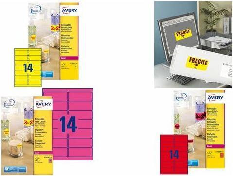 Actual product image Avery Dennison L7263R Labels