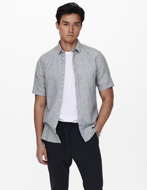 Immagine prodotto Only & Sons Camicia a maniche corte in lino (L)