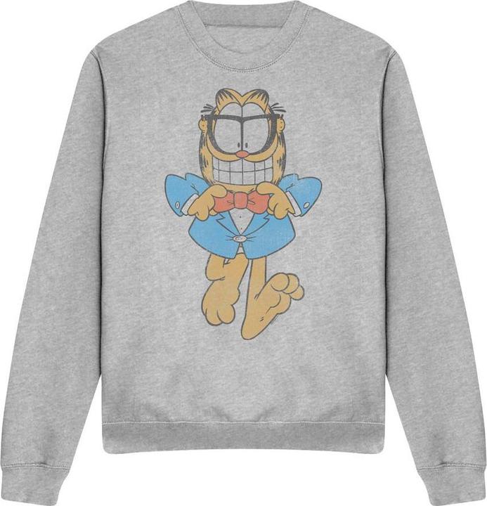 Actual product image Garfield Unisex Adult Dapper Cat Sweatshirt (XL)