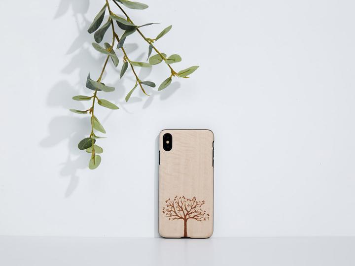 Immagine prodotto Man&Wood Custodia per smartphone iPhone X/XS melo nero (Apple iPhone XS, Apple iPhone X)