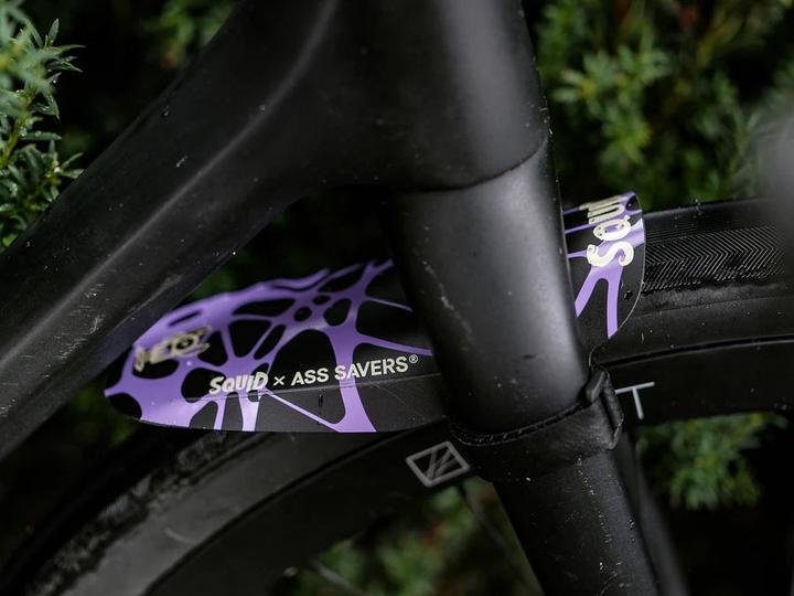 Actual product image Ass Savers MFM-1 Mudder Mini - Squid (Front mudguard)