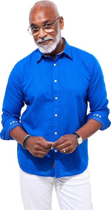 Actual product image Joe Browns Linen Blend Long Sleeve Shirt (S)
