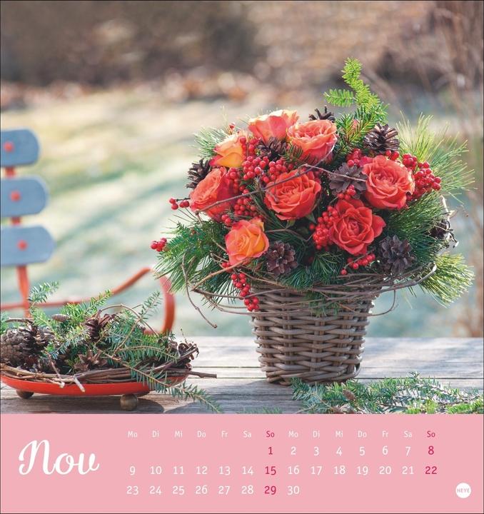 Productafbeelding Herzliche Blumengrüsse Postkartenkalender 2026 (Hardcover, Duits)