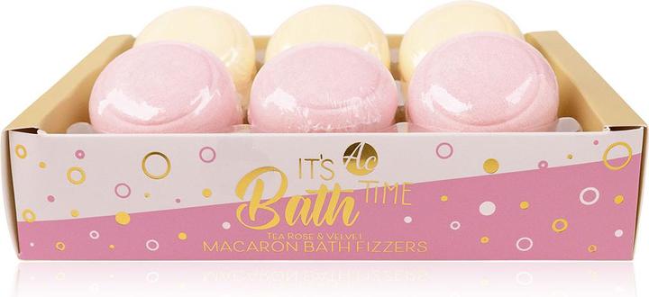 Accentra Badebombe Macarons LET'S CELEBRATE in Geschenkbox (Badekugeln)
