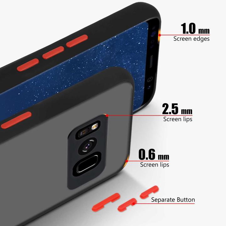 Immagine prodotto Cadorabo Custodia per Samsung Galaxy S8 Hybrid Matt (Samsung Galaxy S8+)