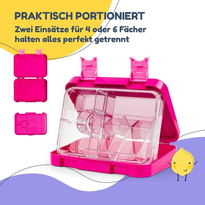 Produktbild Schmatzfatz Junior Brotdose, Lila Sonne
