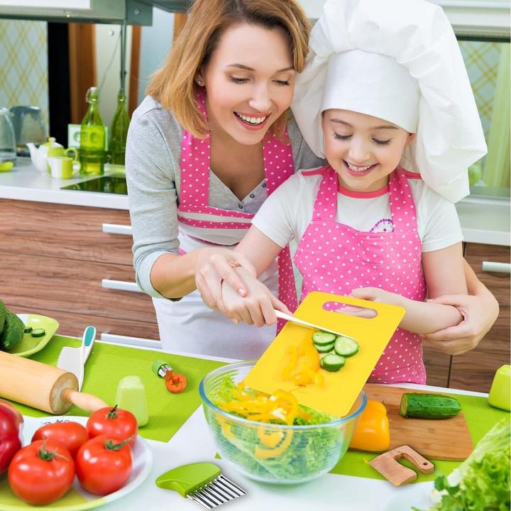 Produktbild König Design Kinder Kochmesser Set 13-teiliges Set Schneidebrett Messer Messer Ausstechformen